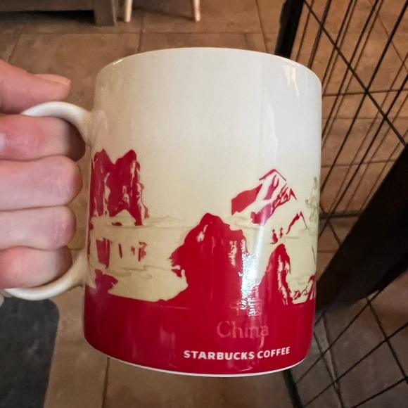 Starbucks CHINA 2014 Global Icon Series Coffee Mug Cup 16 oz - Picture 2 of 4